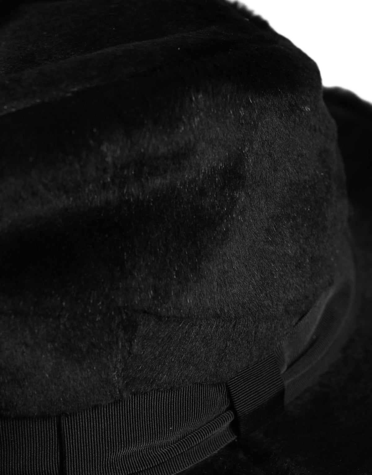 Dolce & Gabbana Heren Zwart Klassieke Brede Rand Fedora Hoed