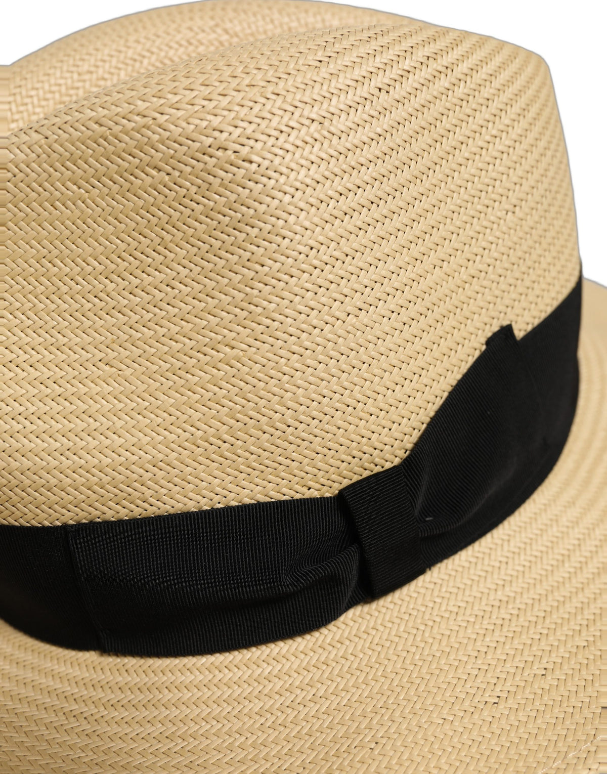 Dolce & Gabbana Heren Beige Panama Hoed van Papierstro