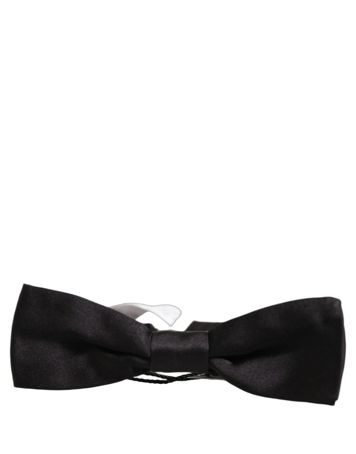 Dolce & Gabbana Men Black 100% Silk Adjustable Neck Papillon Bow Tie