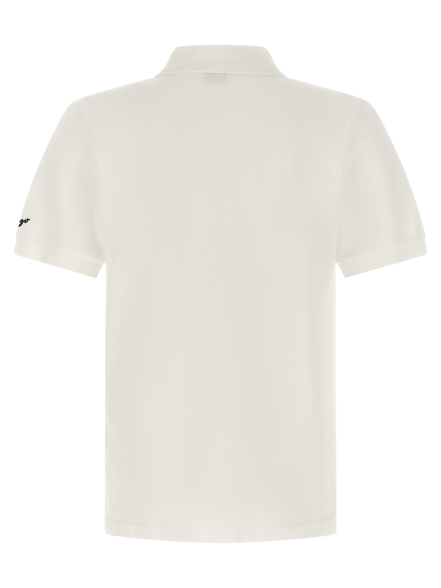 Kenzo White Cotton Polo Shirt