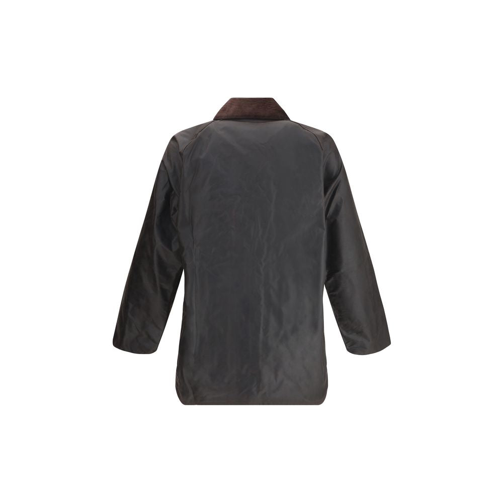 Barbour Black Cotton Coat