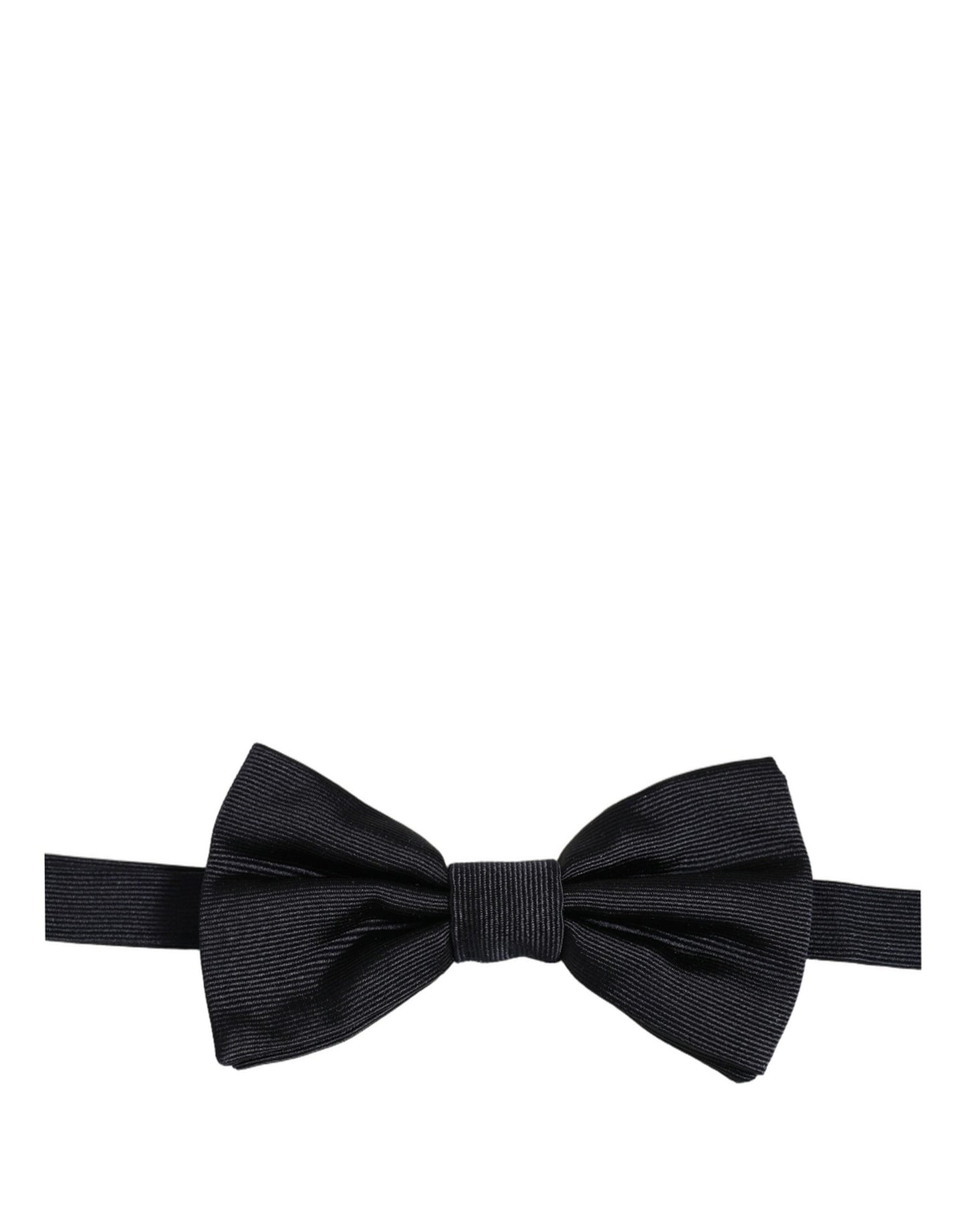 Dolce & Gabbana Men Dark Blue 100% Silk Adjustable Neck Papillon Bow Tie