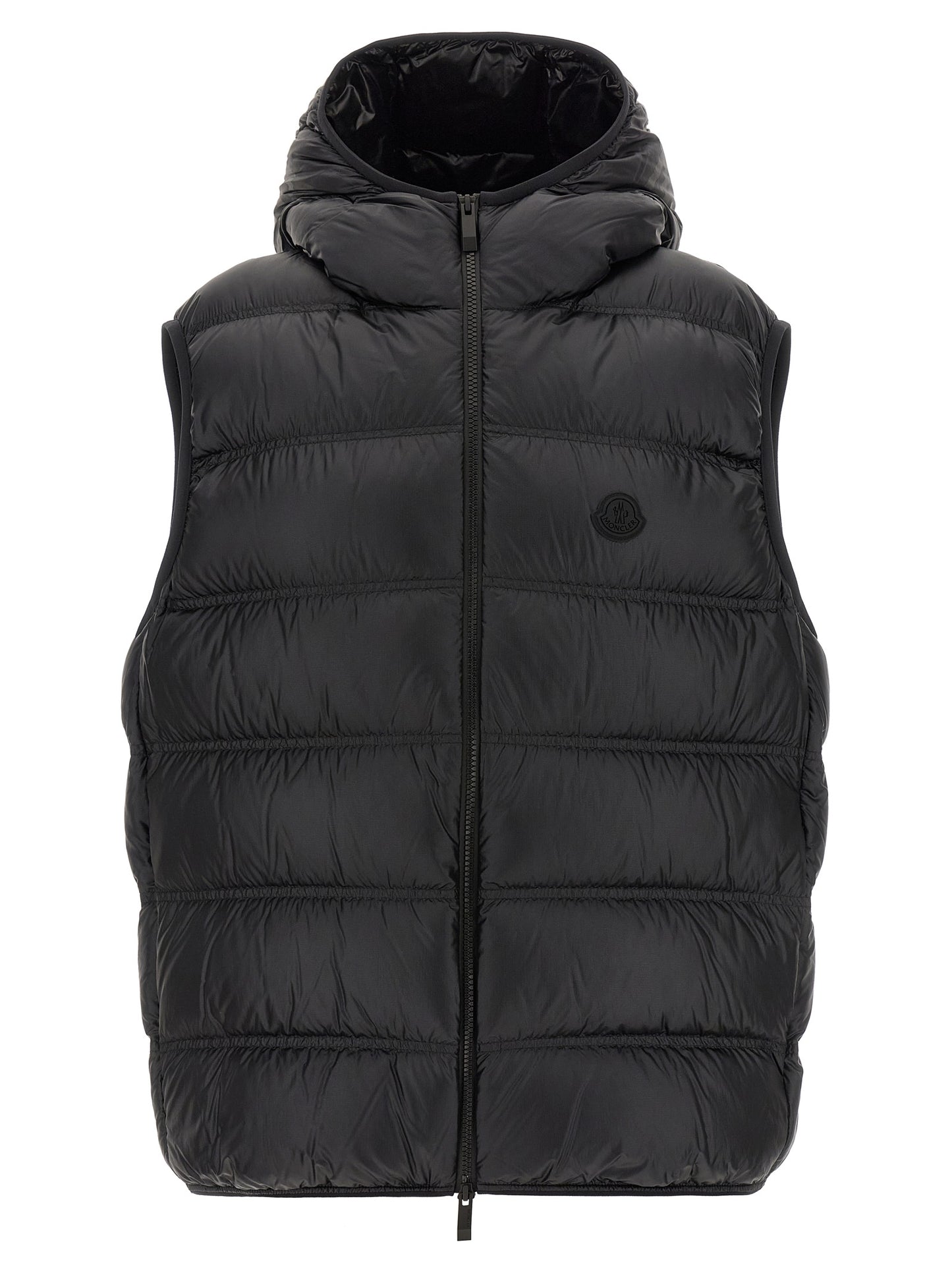Moncler Black Polyamide Sleeveless Jacket
