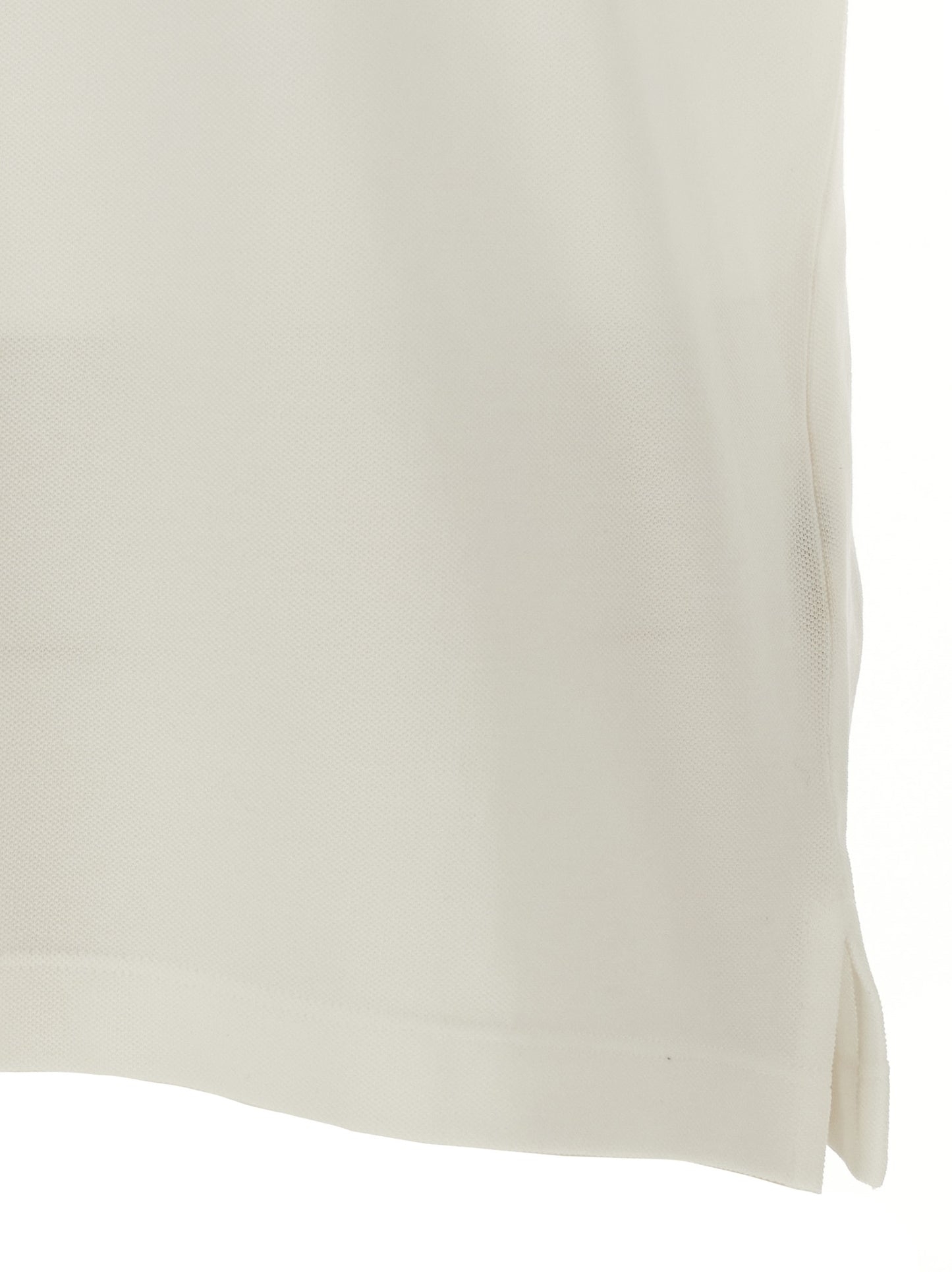 Fendi White Cotton Polo Shirt