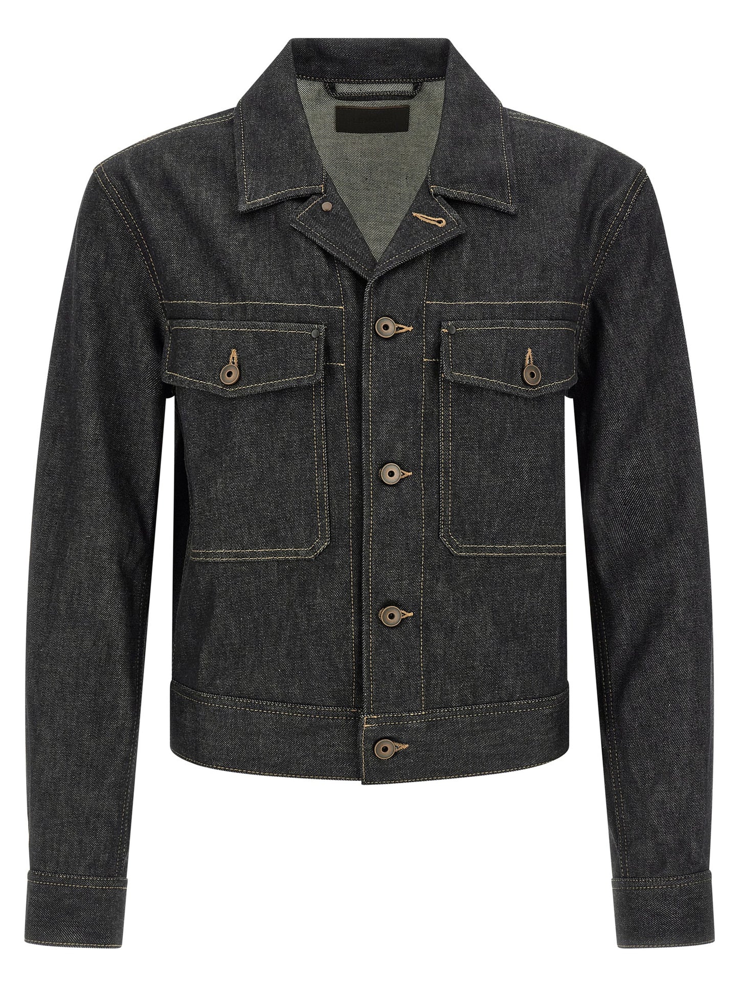 Lemaire Blue Cotton Denim Jacket