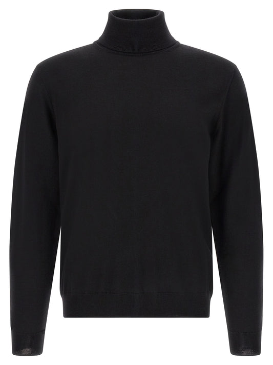 ZANONE Black Virgin Wool Cardigan