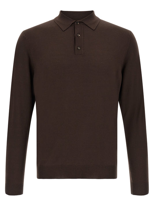 ZANONE Brown Virgin Wool Cardigan