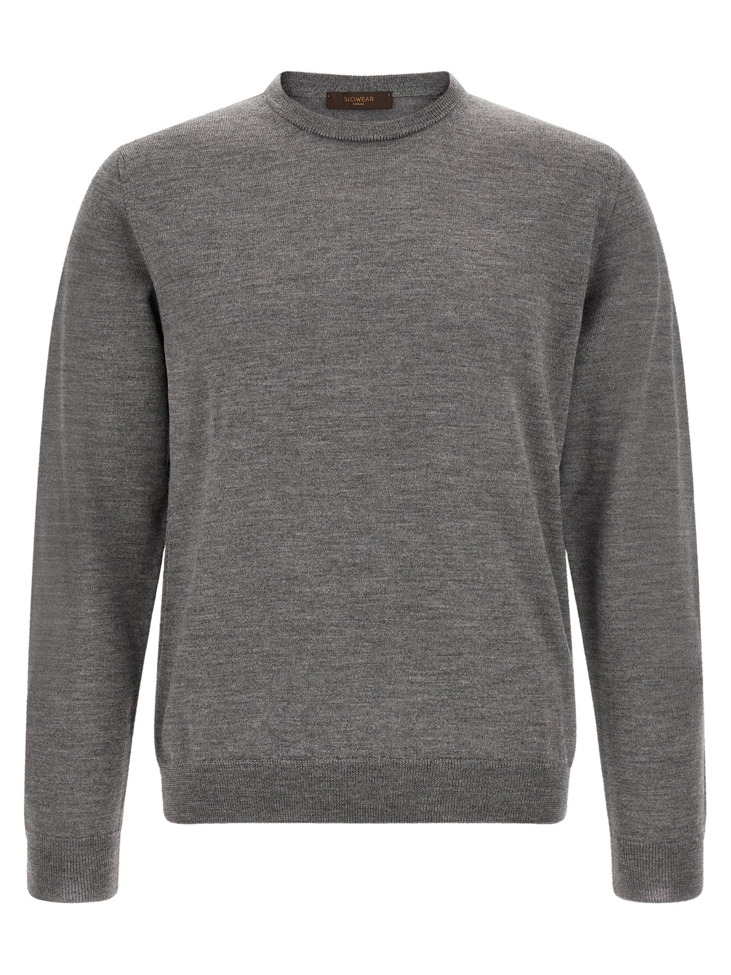 ZANONE Gray Virgin Wool Cardigan