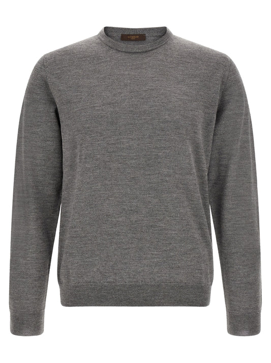 ZANONE Gray Virgin Wool Cardigan