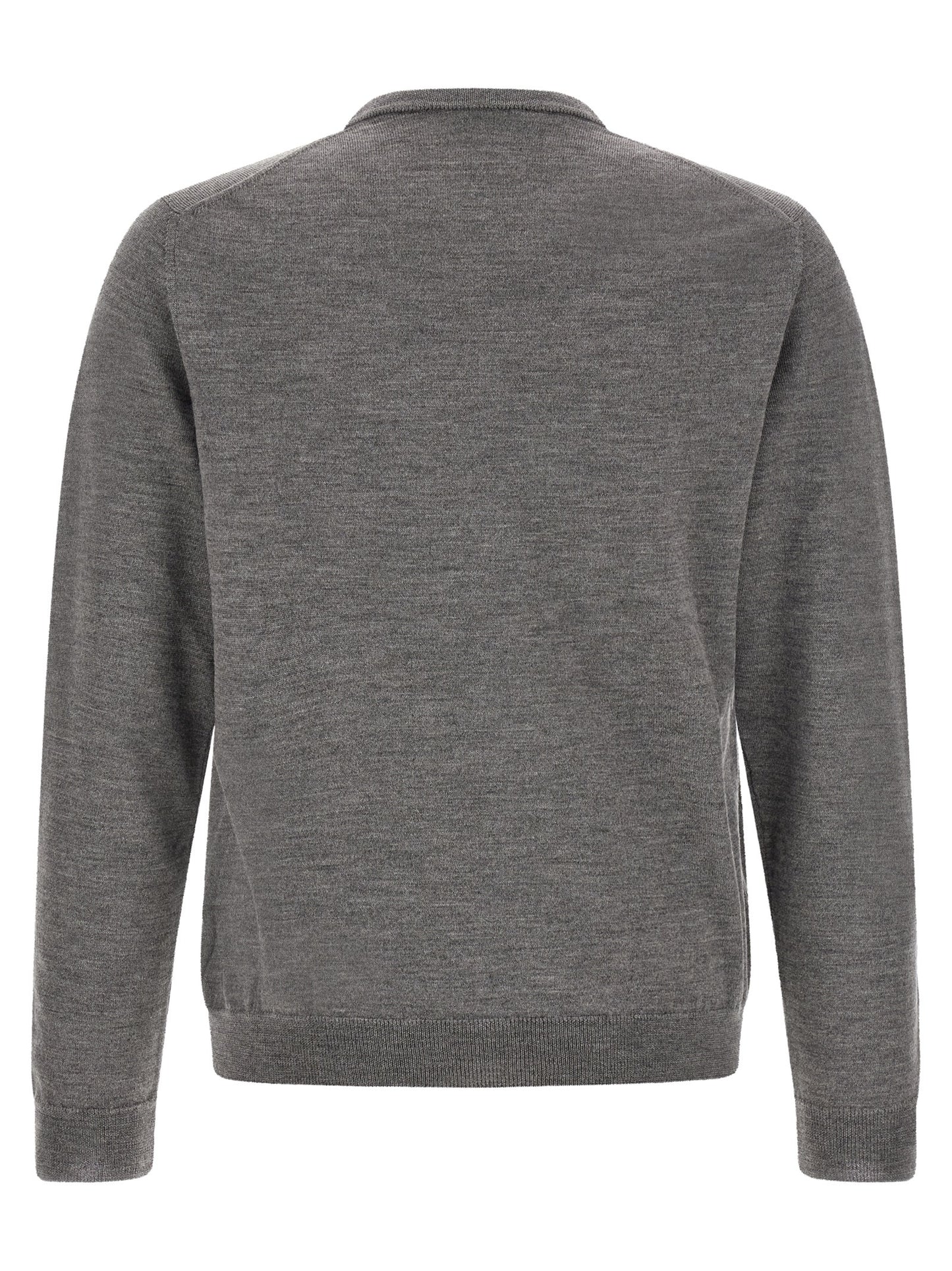 ZANONE Gray Virgin Wool Cardigan