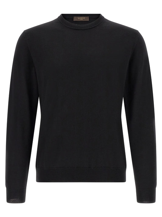 ZANONE Black Virgin Wool Cardigan