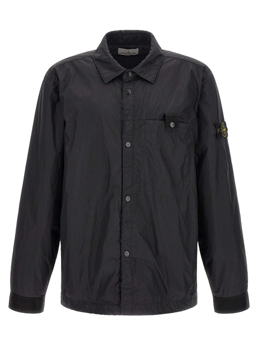 Stone Island Black Polyamide Shell Jacket