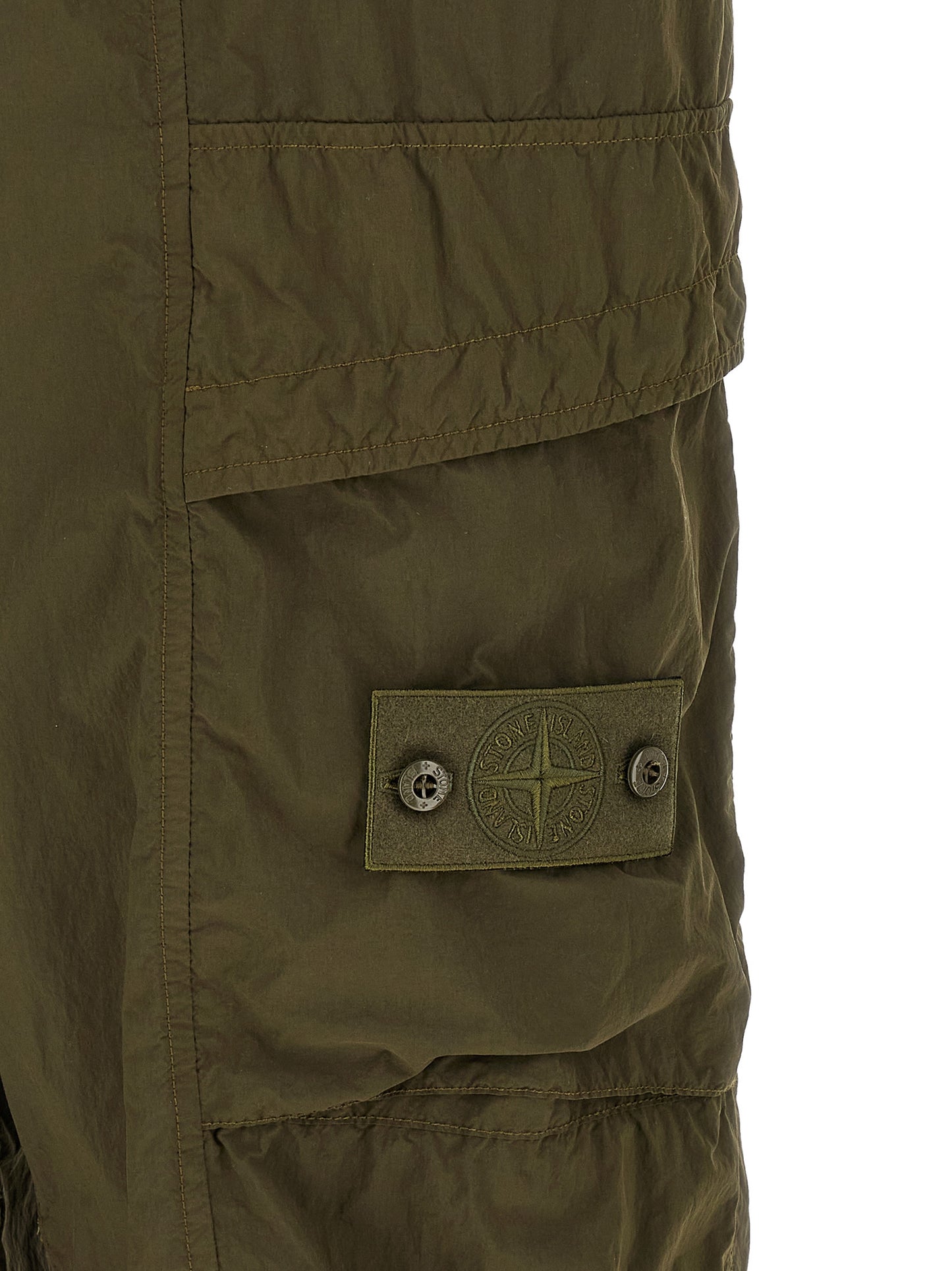 Stone Island Bicolor Polyamide Cargo Pants
