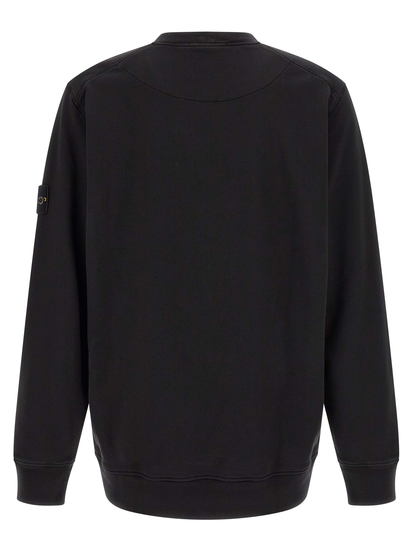 Stone Island Black Cotton Sweatshirt
