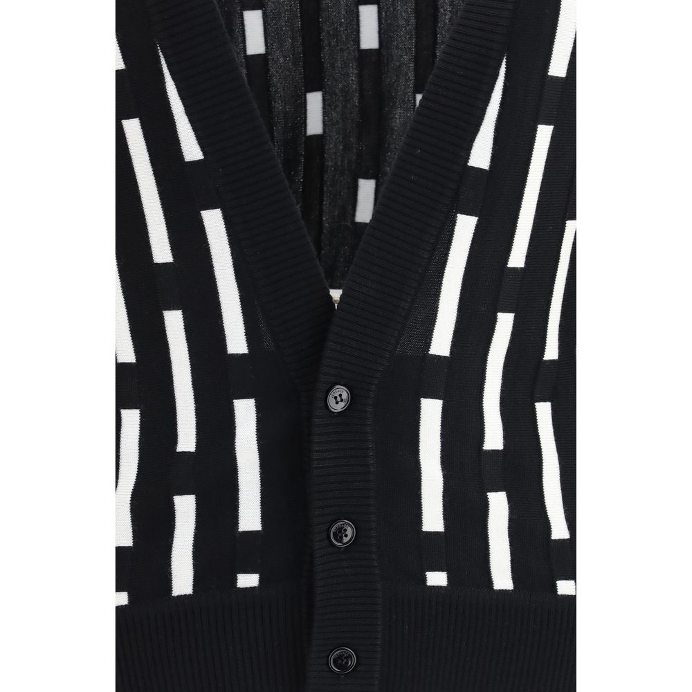 Versace Multicolor Wool Oves Aries Cardigan