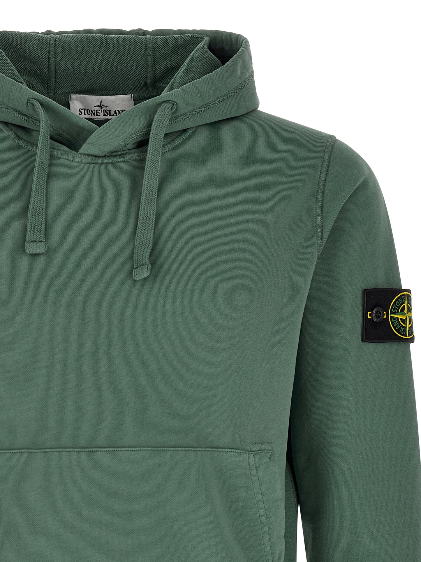 Stone Island Bicolor Cotton Sweatshirt