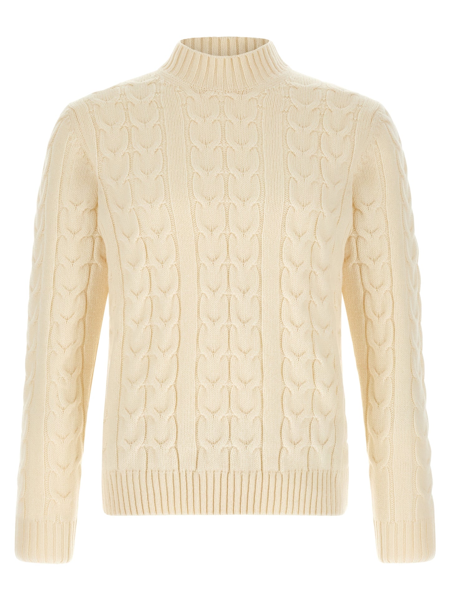 ZANONE White Virgin Wool Cardigan