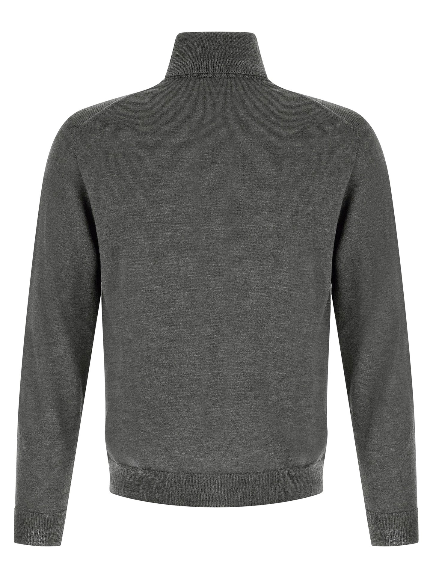 ZANONE Gray Virgin Wool Cardigan