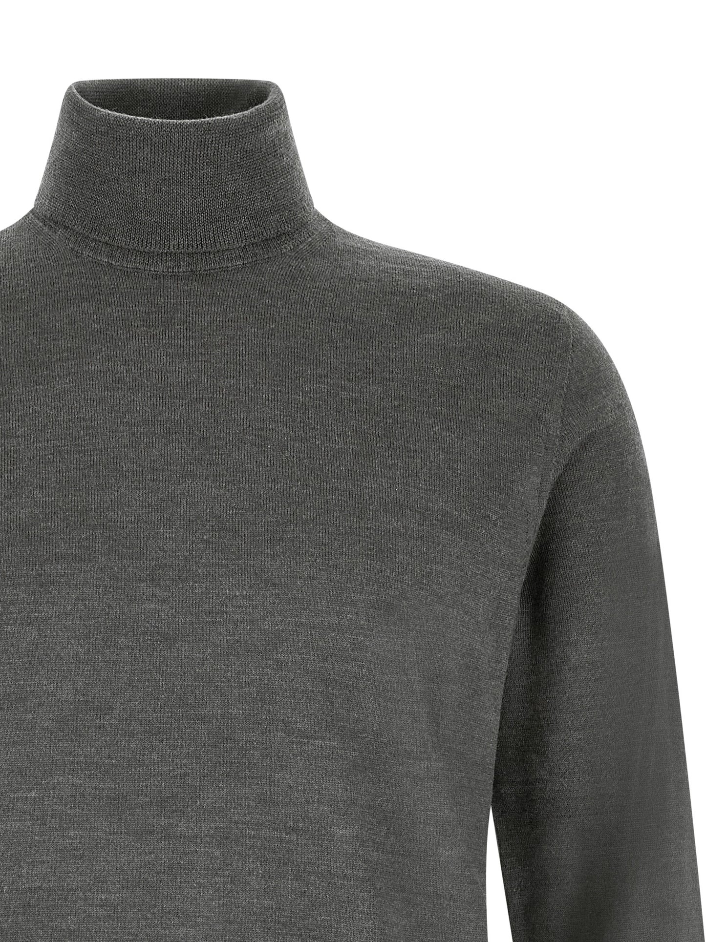 ZANONE Gray Virgin Wool Cardigan