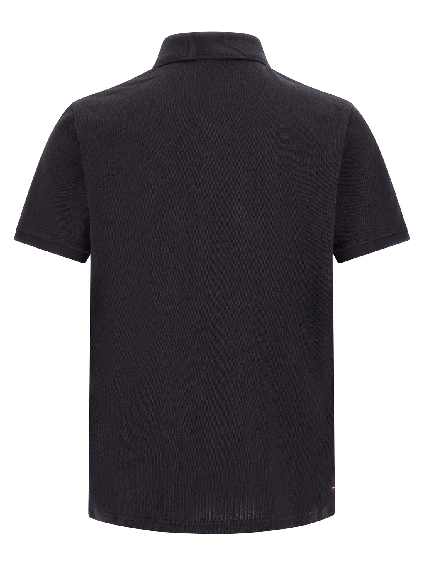 Moncler Blue Cotton Polo Shirt