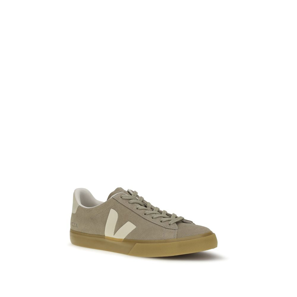 Veja Beige Calf Leather Bos Taurus Low Top Sneakers