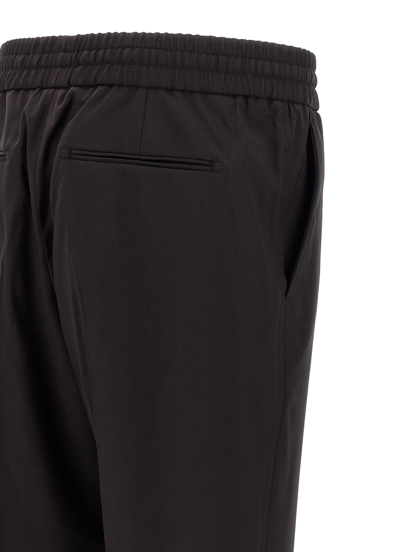 Brioni Brown Wool Casual Pants