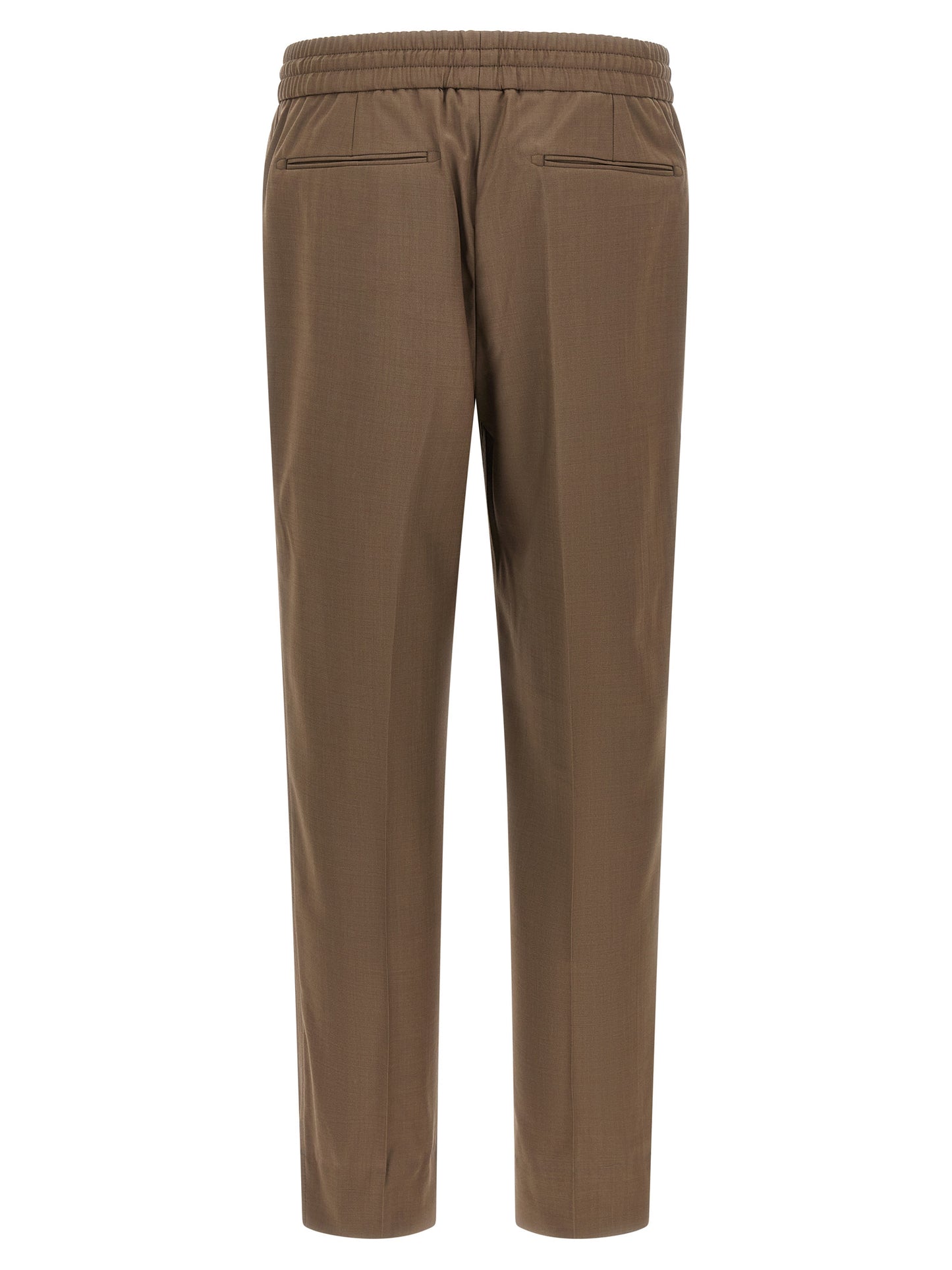 Brioni Brown Wool Casual Pants