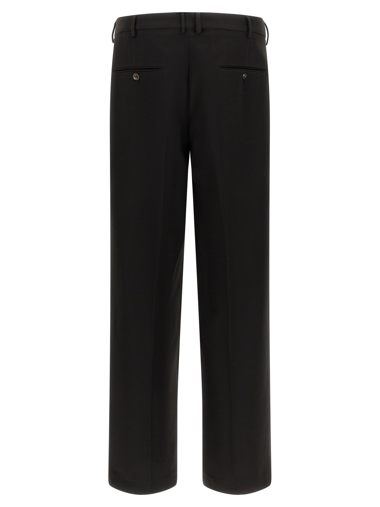 CELLAR DOOR Black Polyester Dress Pants