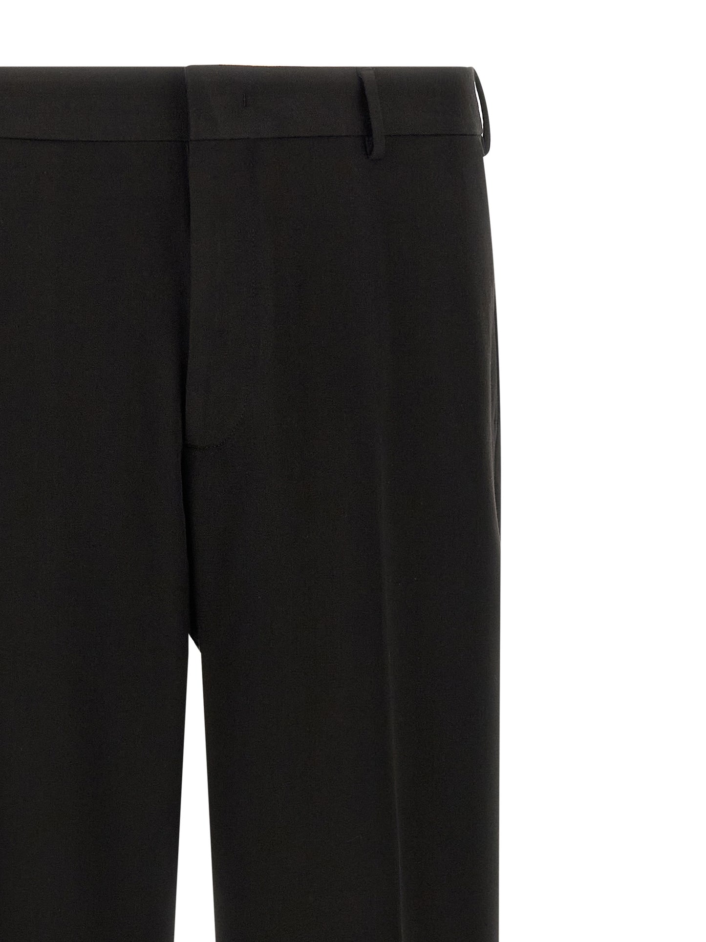 CELLAR DOOR Black Polyester Dress Pants