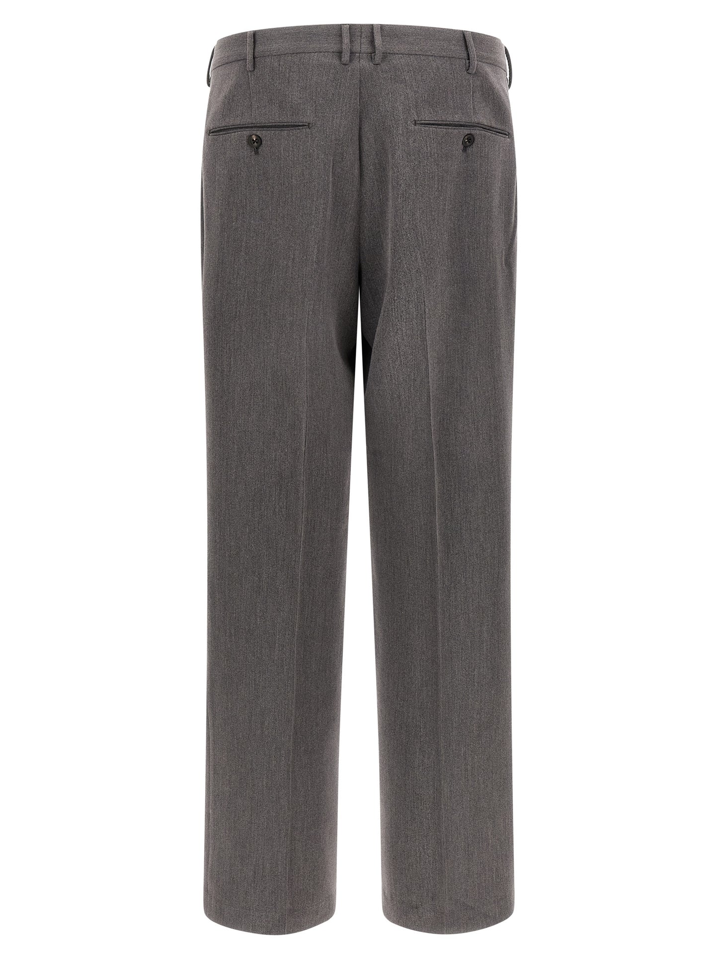 CELLAR DOOR Brown Polyester Casual Pants