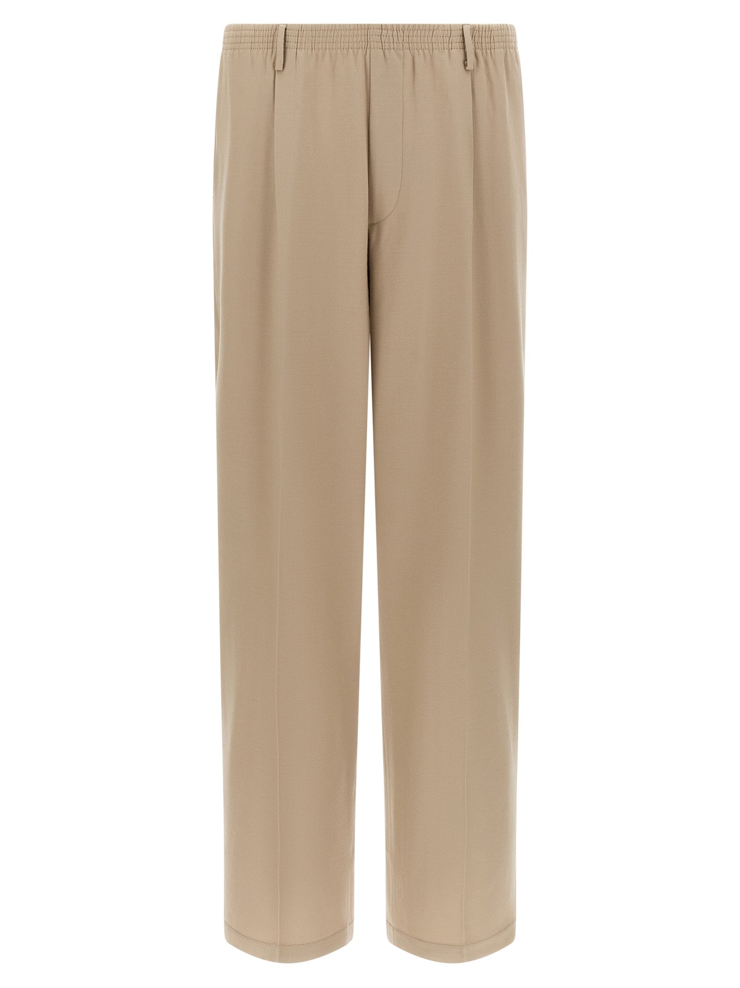 CELLAR DOOR Beige Virgin Wool Casual Pants