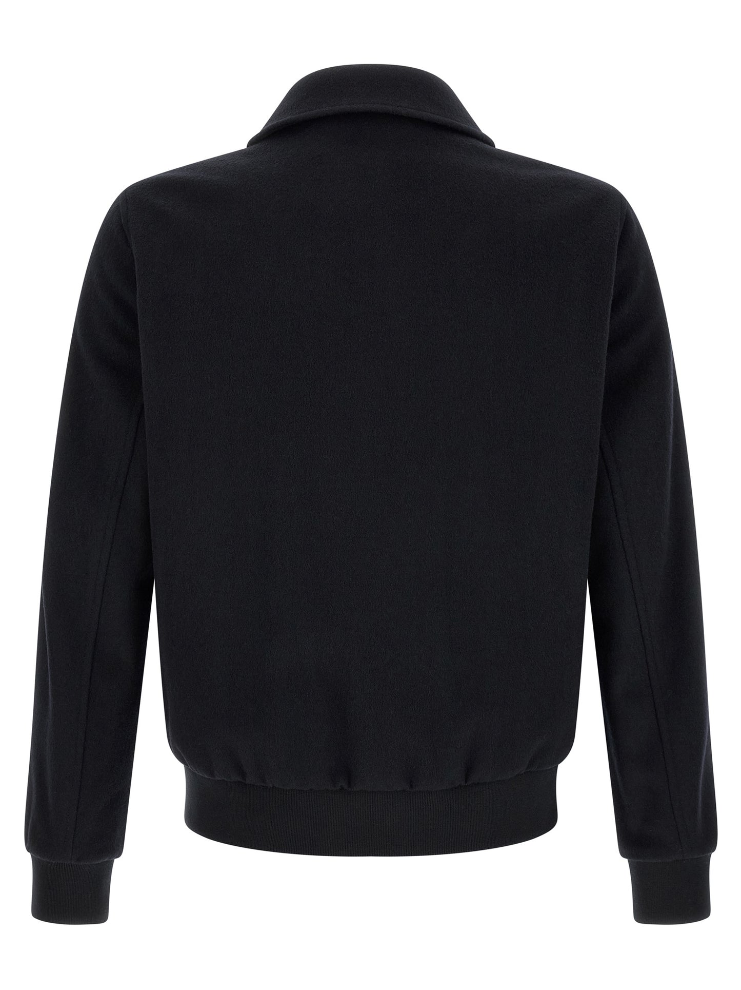 Pal Zileri Black Wool Bomber