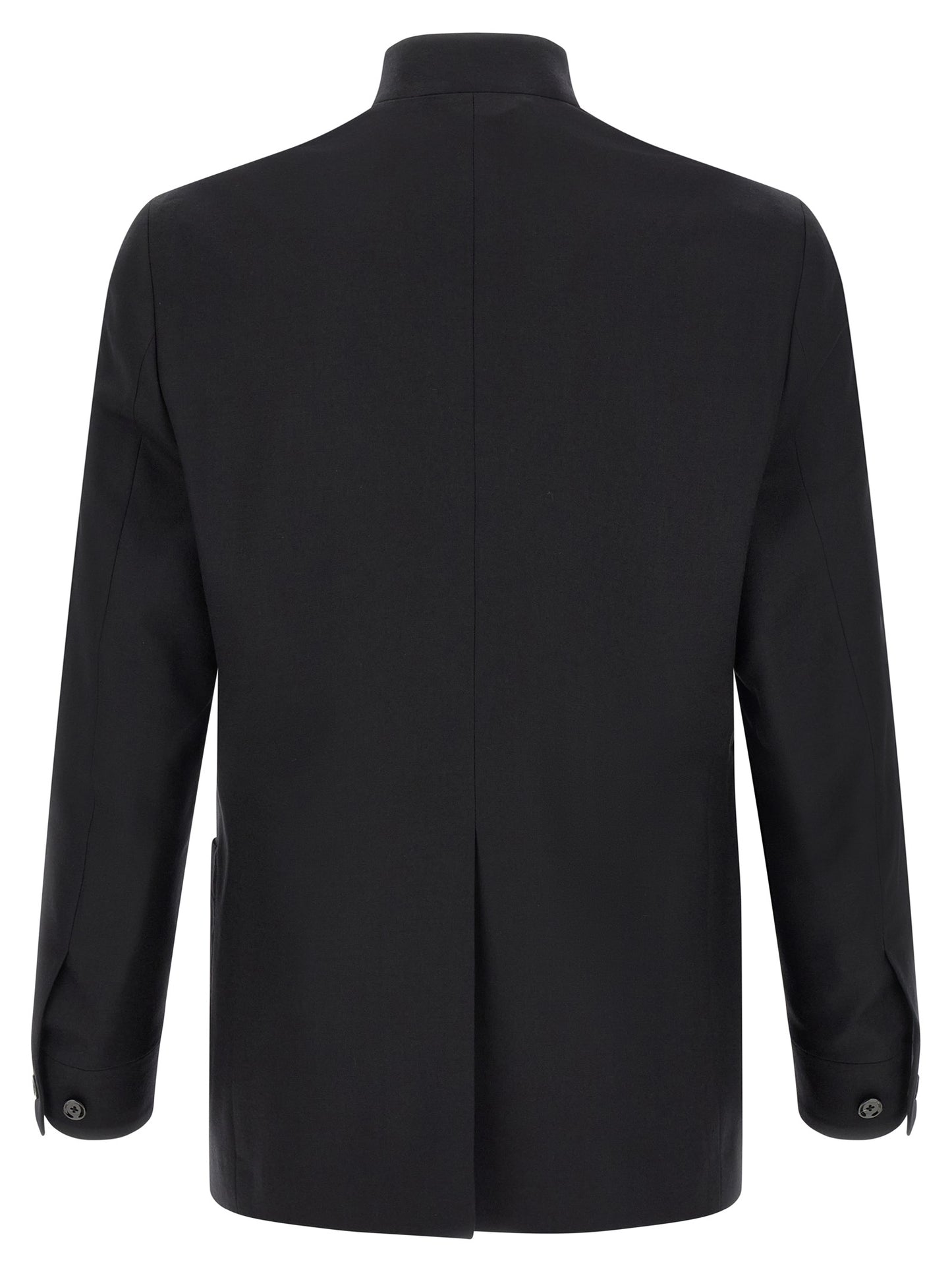 Lardini Black Virgin Wool Blazer
