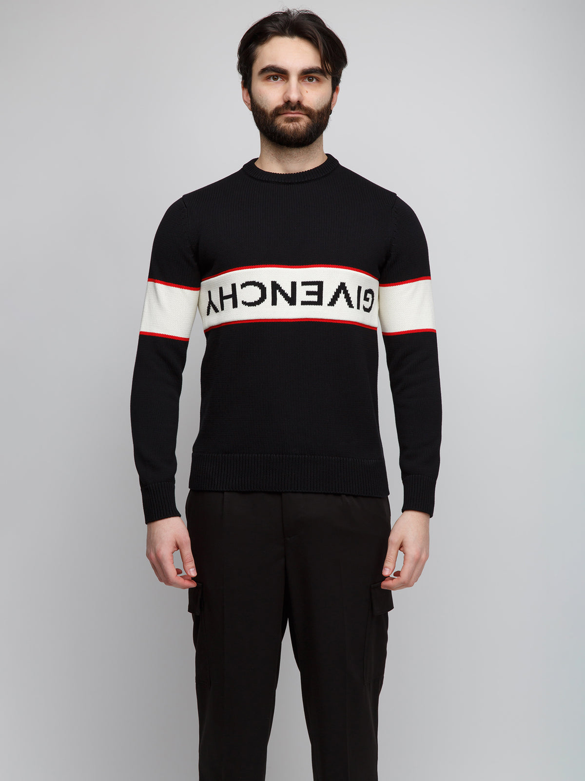 Givenchy Black Cotton Sweater