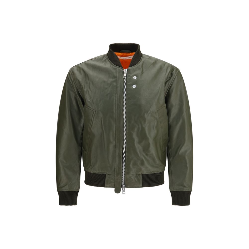 Sunflower Bicolor Calf Leather Bos Taurus Bomber