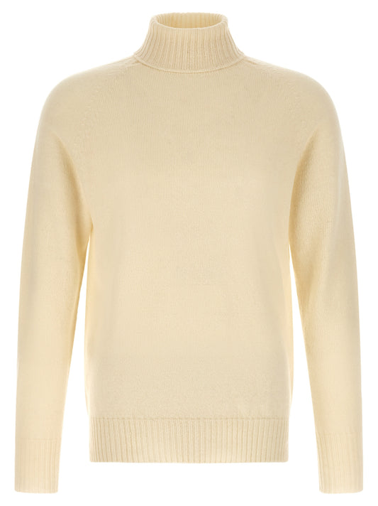 MA'RY'YA White Cashmere Cardigan