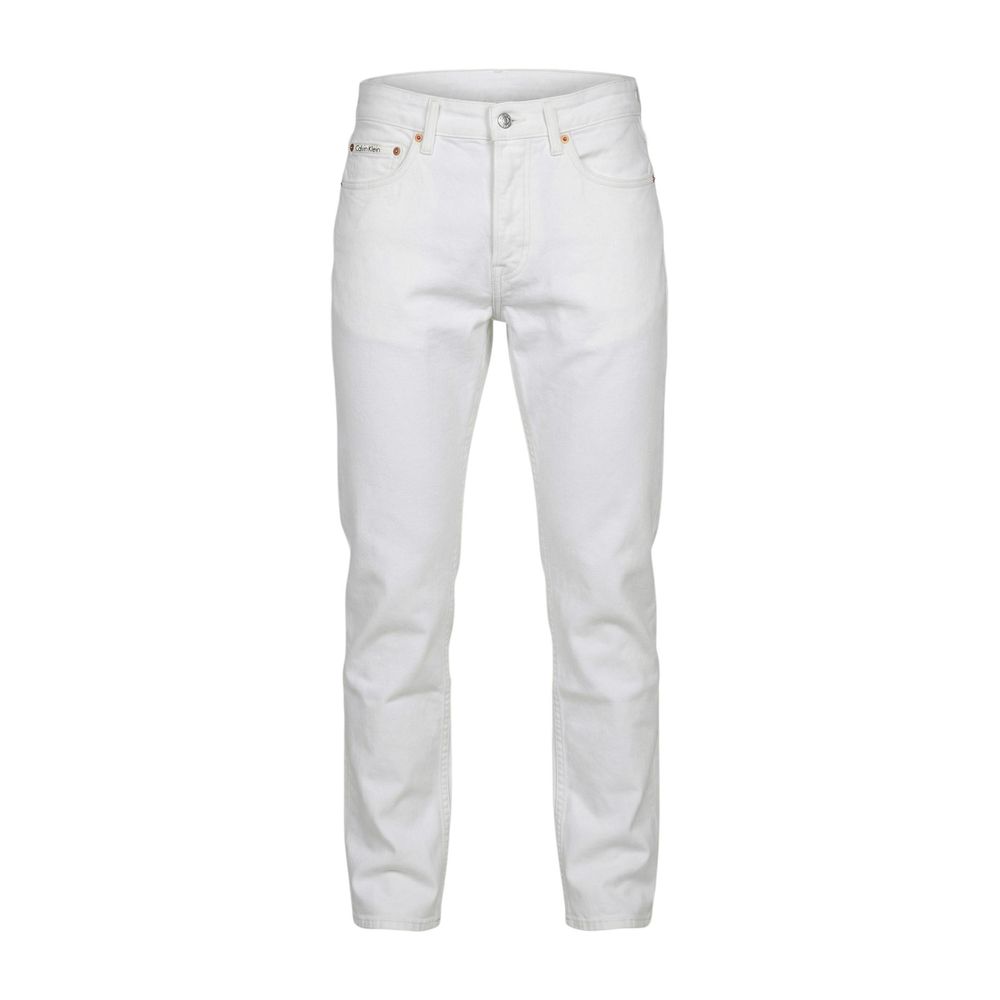Calvin Klein Jeans Beige Cotton Skinny Jeans
