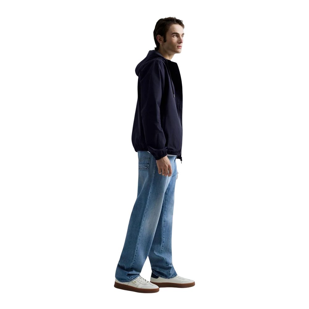 Replay Blue Polyester Shell Jacket