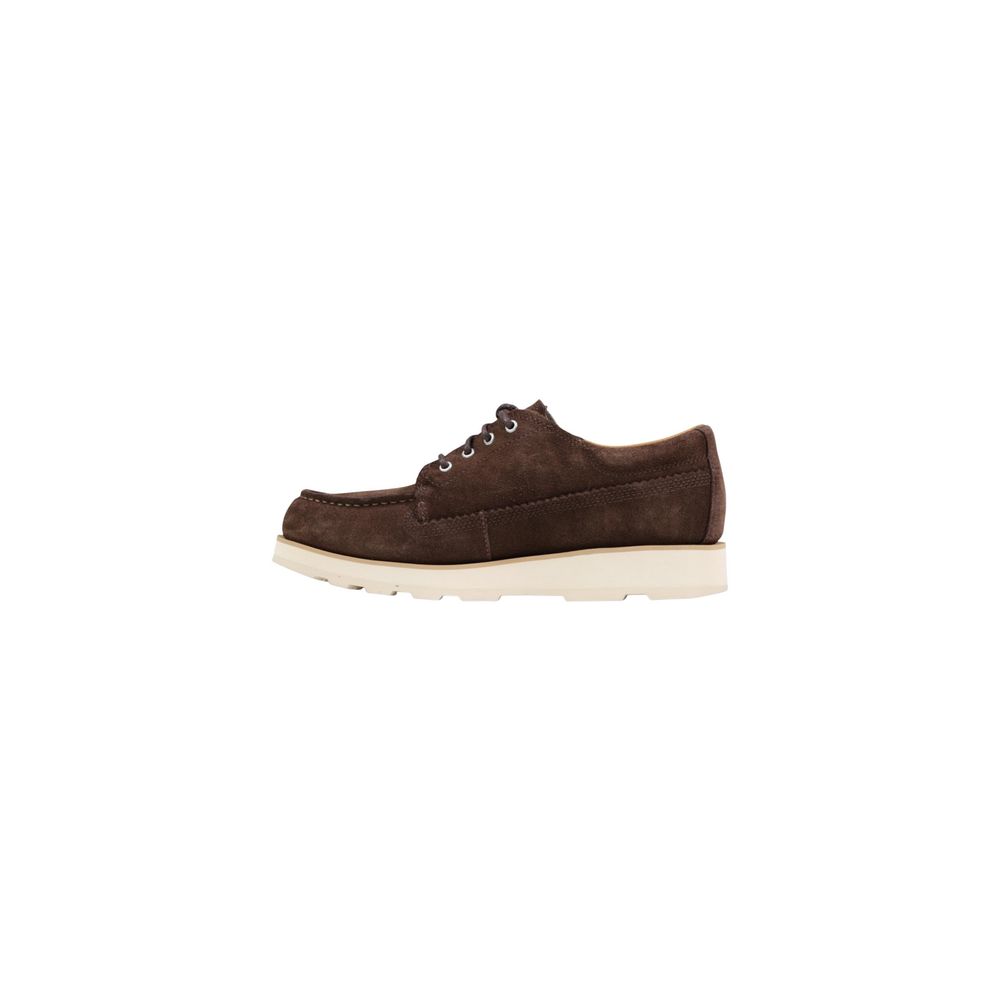 Timberland Brown Suede Leather Oxfords And Derbies