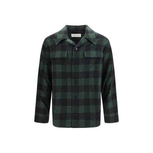 Ami Paris Bicolor Wool Oves Aries Full-Length Jacket