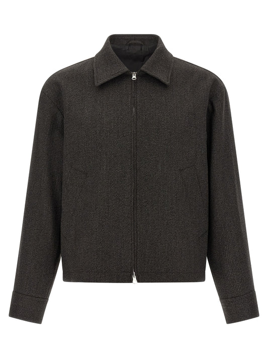 MFPEN Brown Wool Full-Length Jacket