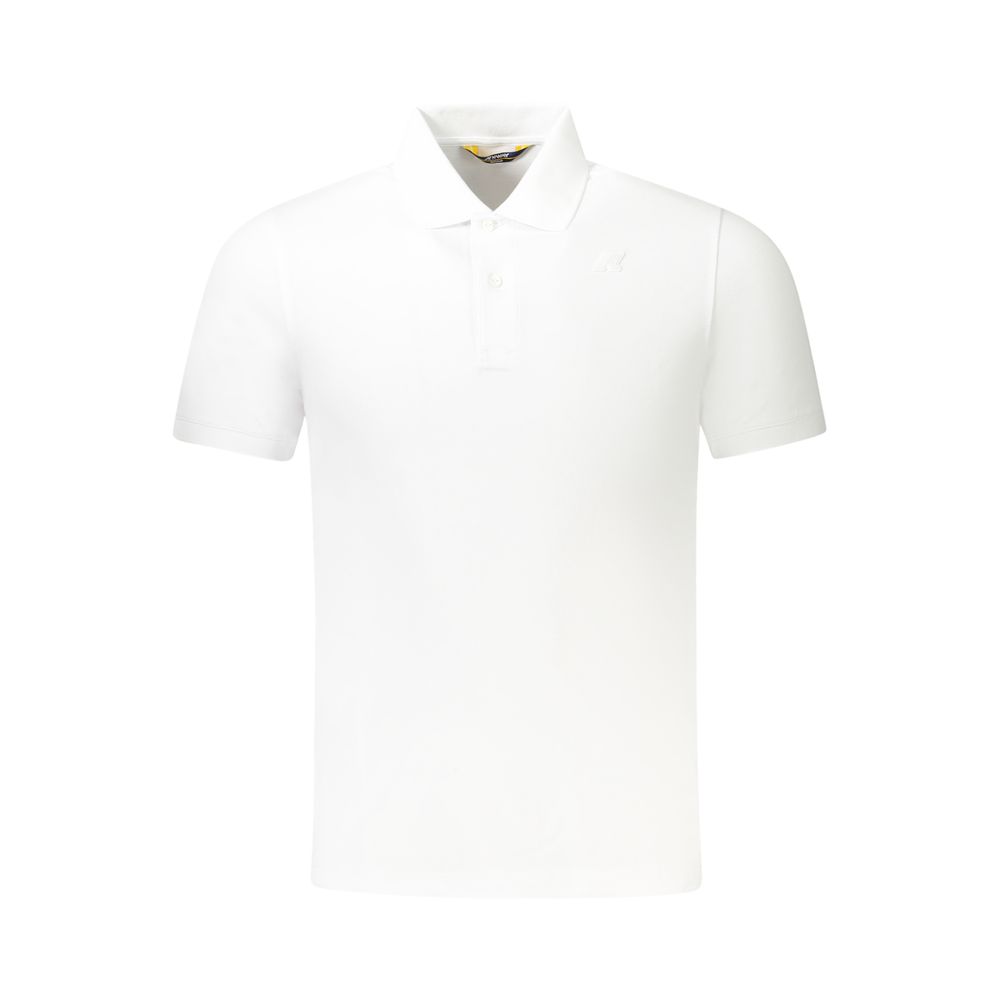 K-WAY White Cotton Men's Polo Shirt