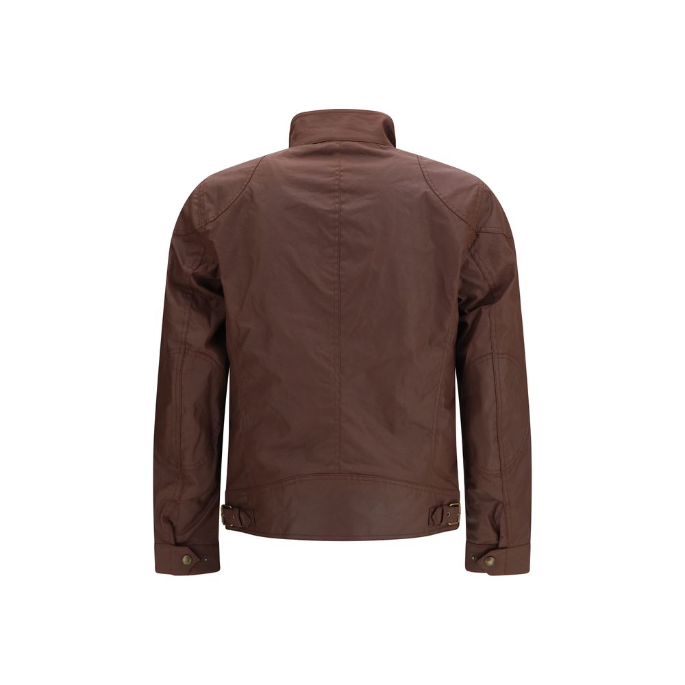 Belstaff Brown Cotton Biker Jacket