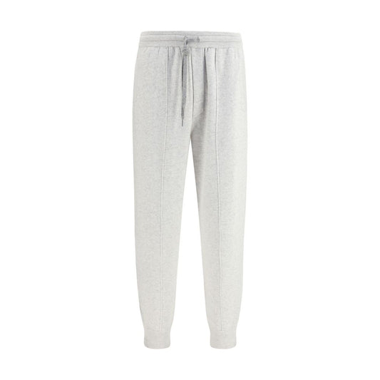 Brunello Cucinelli Gray Cashmere Athletic Pants