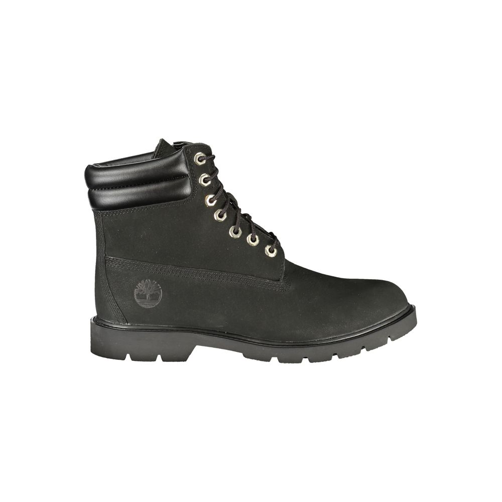 Timberland Nero Leather Men Ankle Boot