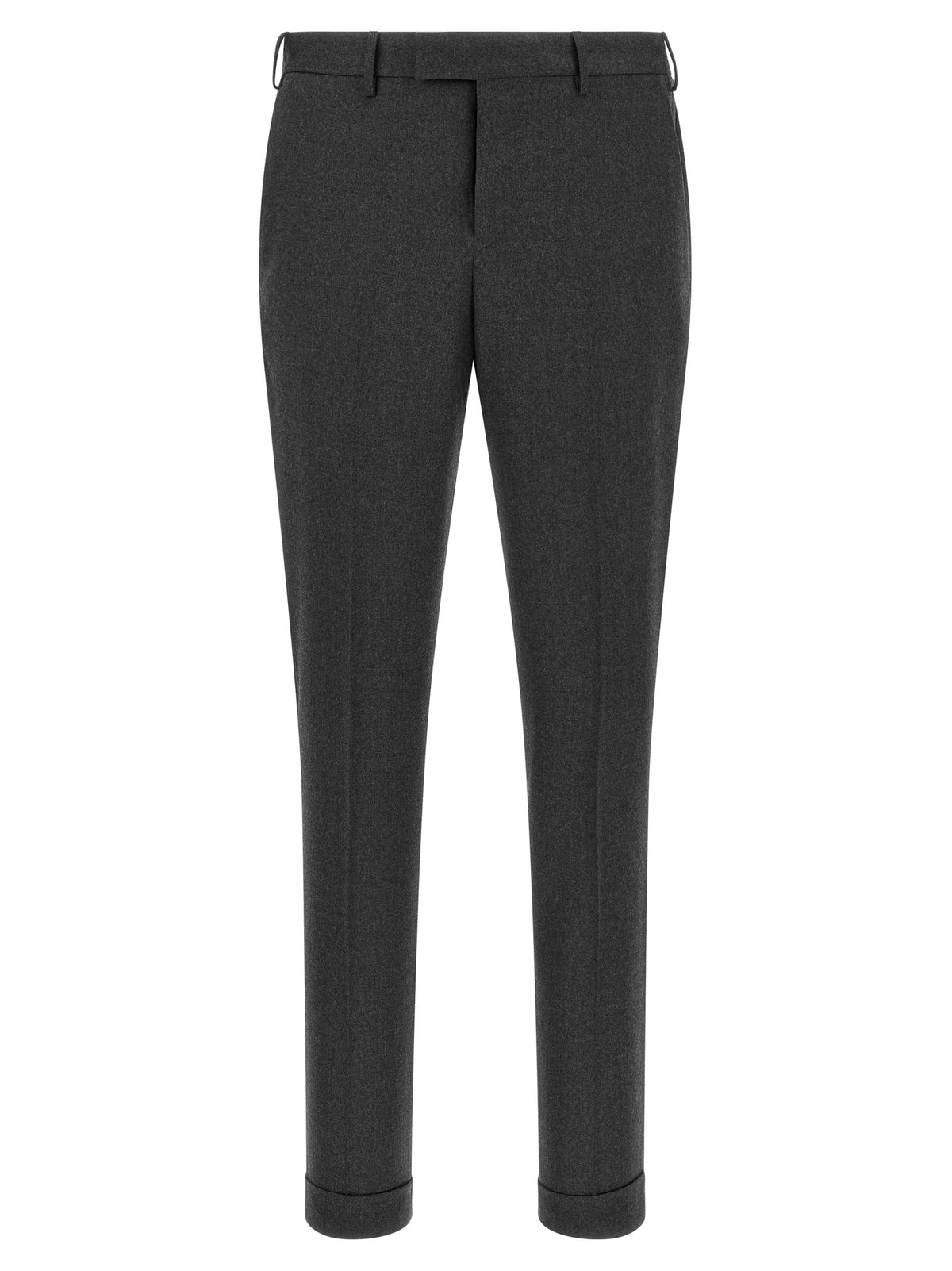 PT Torino Gray Virgin Wool Dress Pants