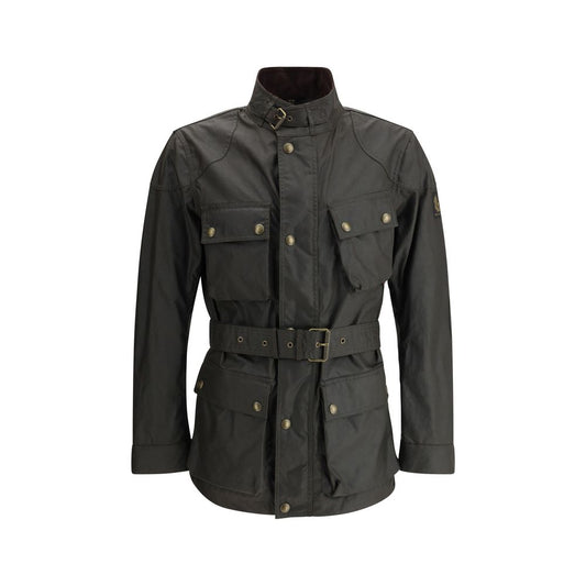 Belstaff Bicolor Cotton Full-Length Jacket