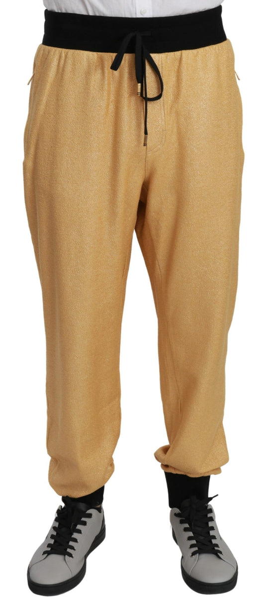 Dolce & Gabbana Gold Jahr des Schweins Baumwollhose für Herren