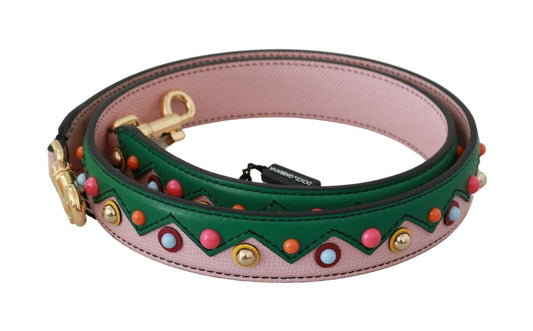 Dolce & Gabbana Schulterriemen Leder Handtaschenzubehör Rosa