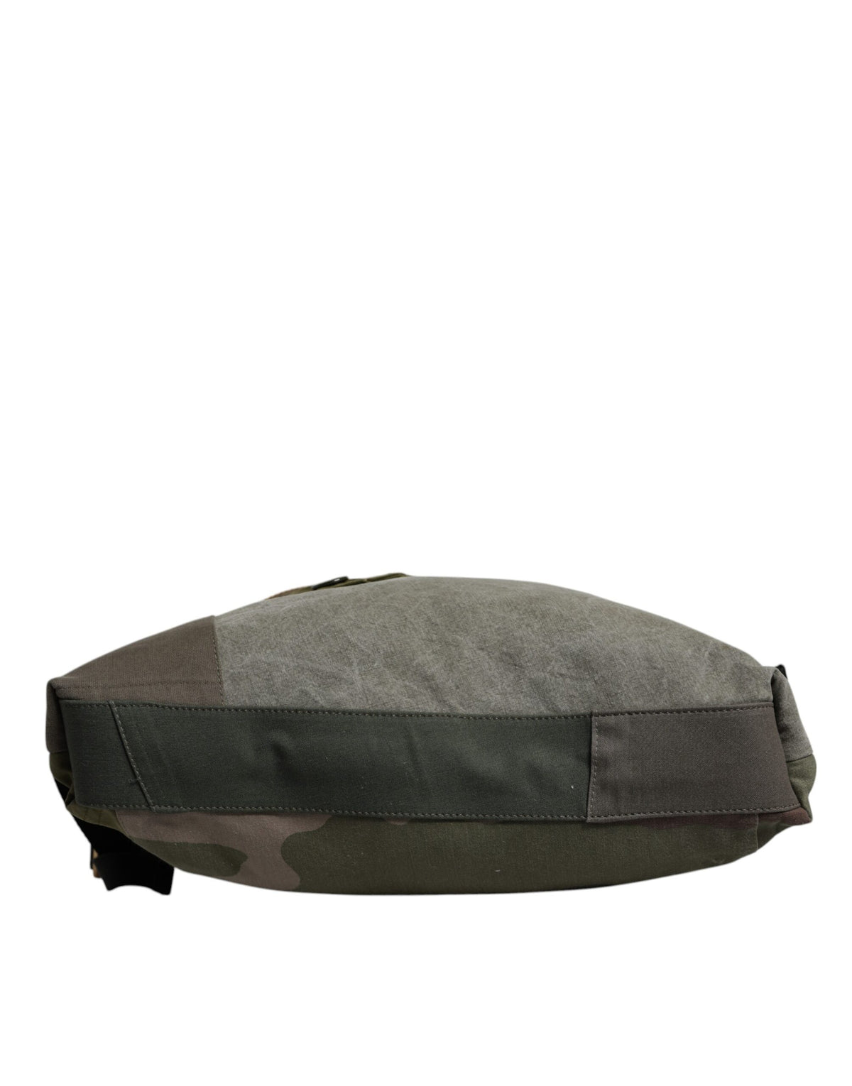 Dolce & Gabbana Military Green Patchwork Rucksack Backpack Bag